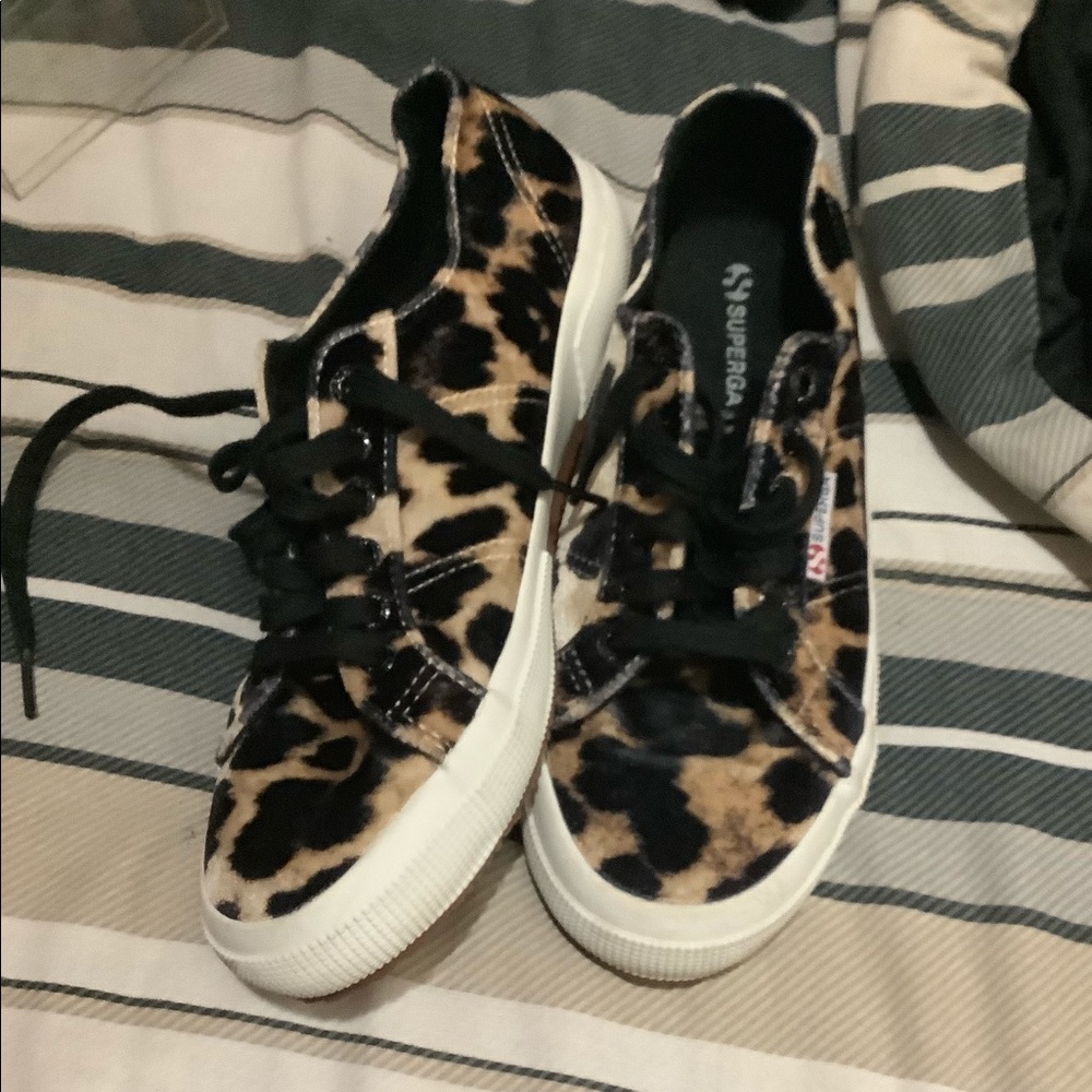 Superga Leopard print sneakers